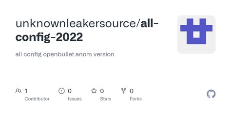 Here we have <b>OpenBullet</b> guide for you. . Openbullet configs github 2022